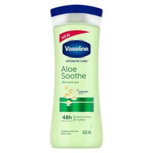 Vaseline Intensive Care Aloe Soothe Moisturising Body Lotion with Pure Aloe 400ml